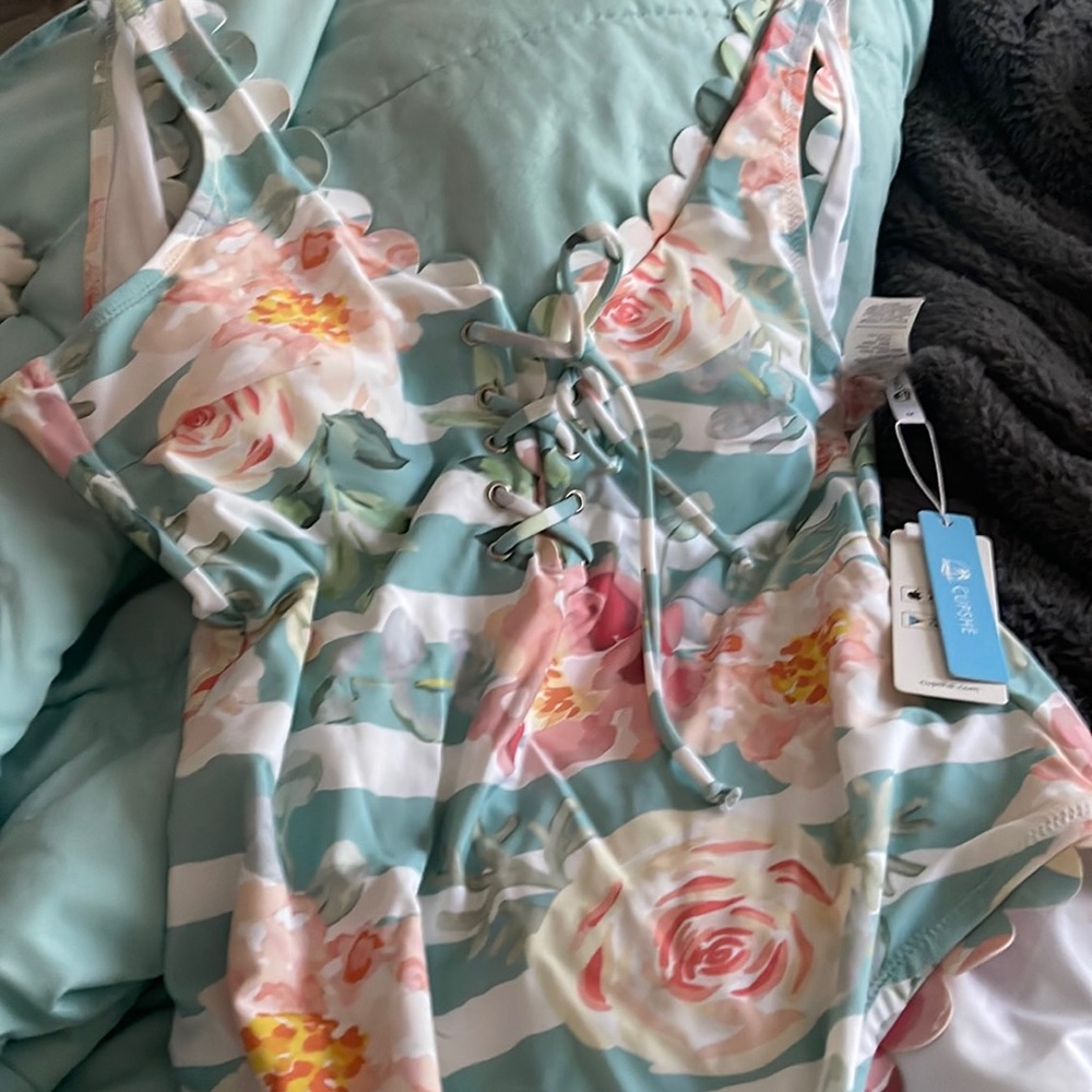 One piece bathing suit